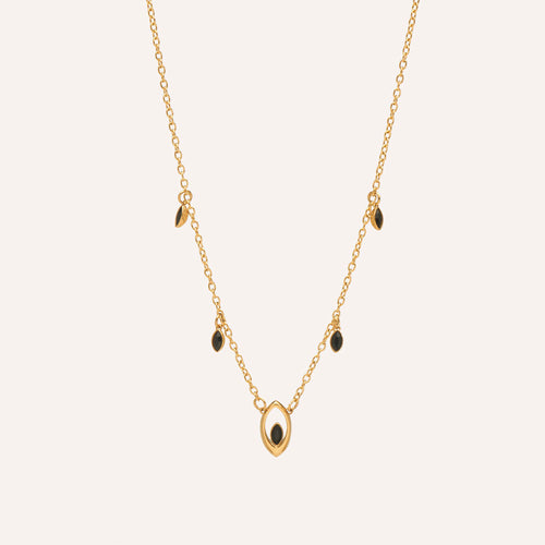 Beauvoir Necklace in Jet Black