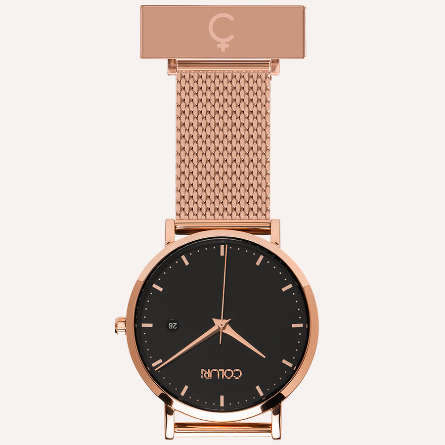 Nurse Watch in Black