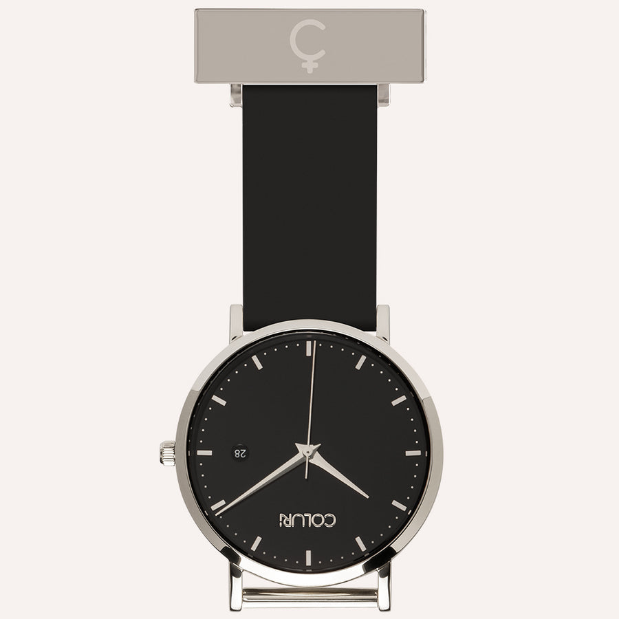 Nurse Watch in Black