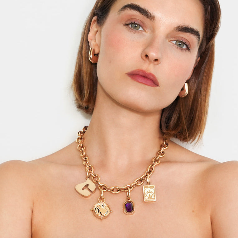 Talisman Charm in Violet