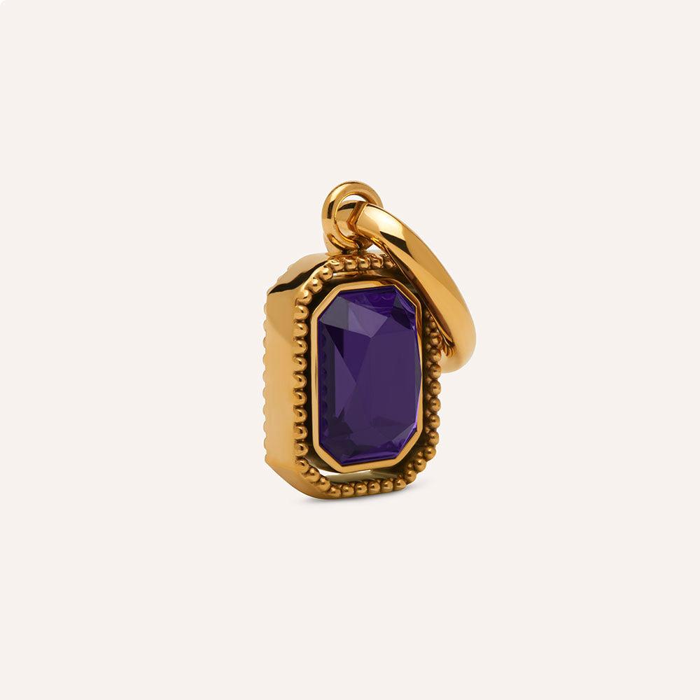 Talisman Charm in Violet