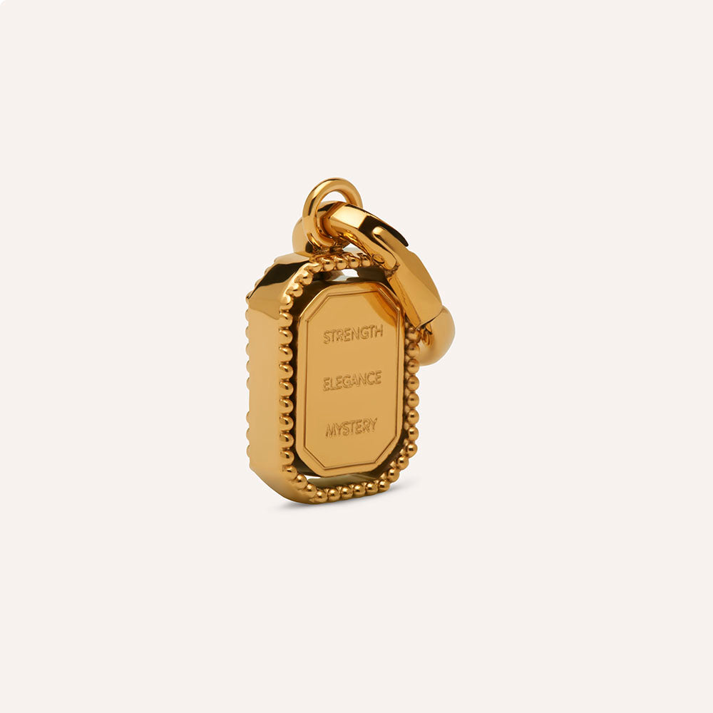 Talisman Charm in Jet Black