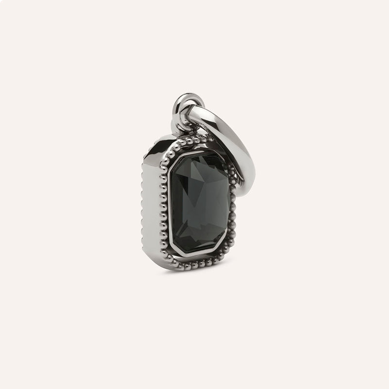 Talisman Charm in Jet Black