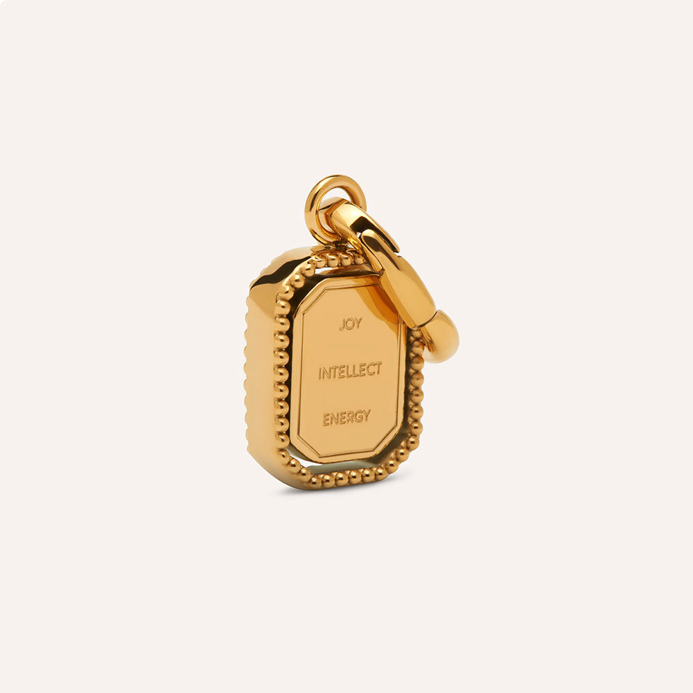 Talisman Charm in Saffron