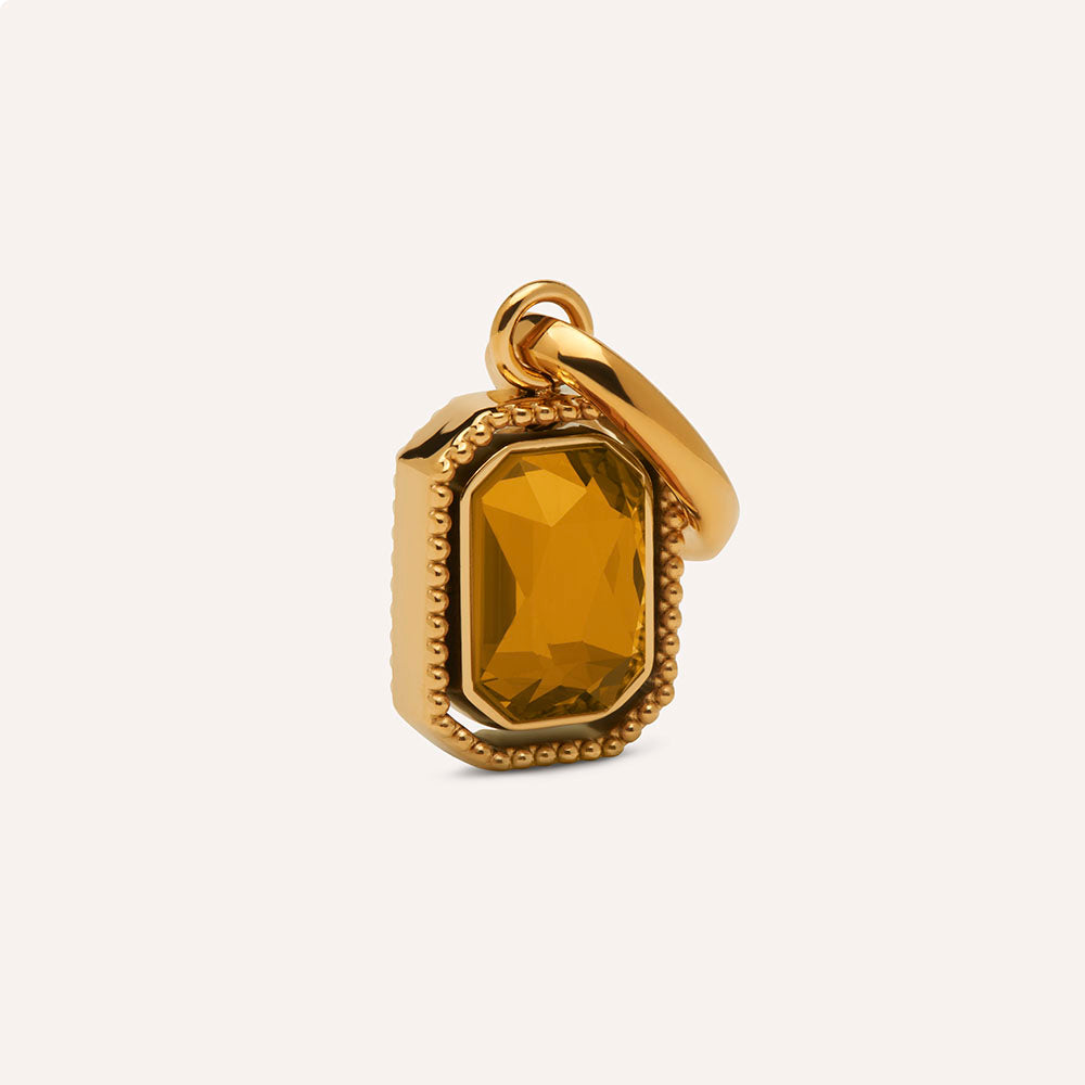 Talisman Charm in Saffron