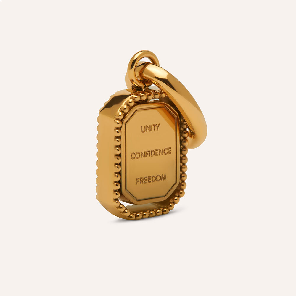 Talisman Charm in Navy