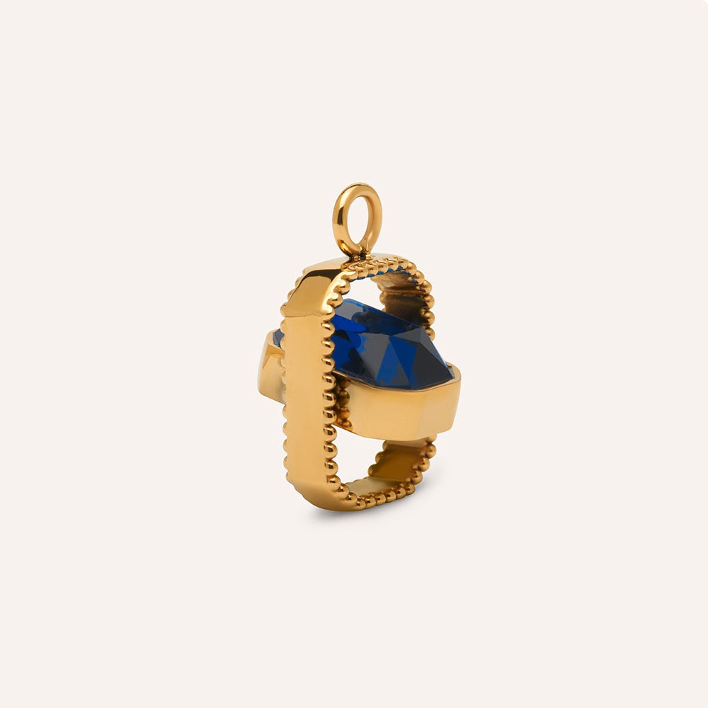 Talisman Charm in Navy