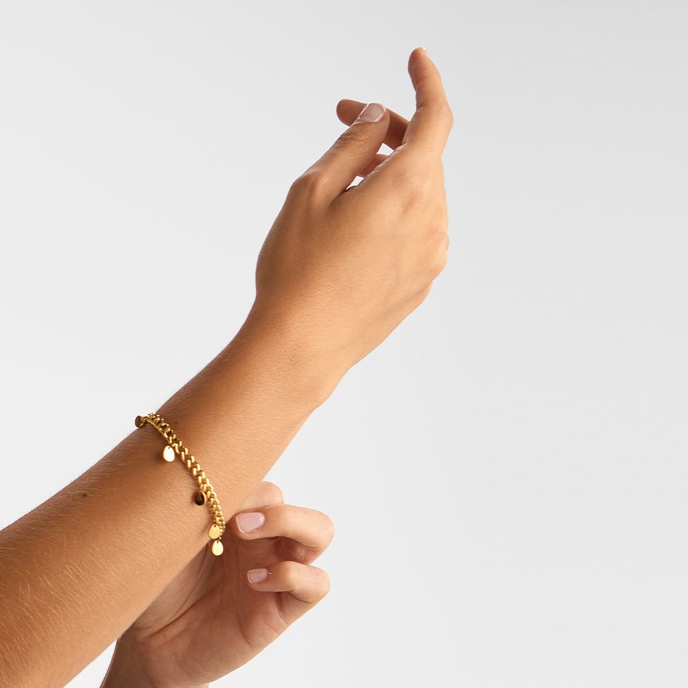 Angelou Oval Droplets Bracelet