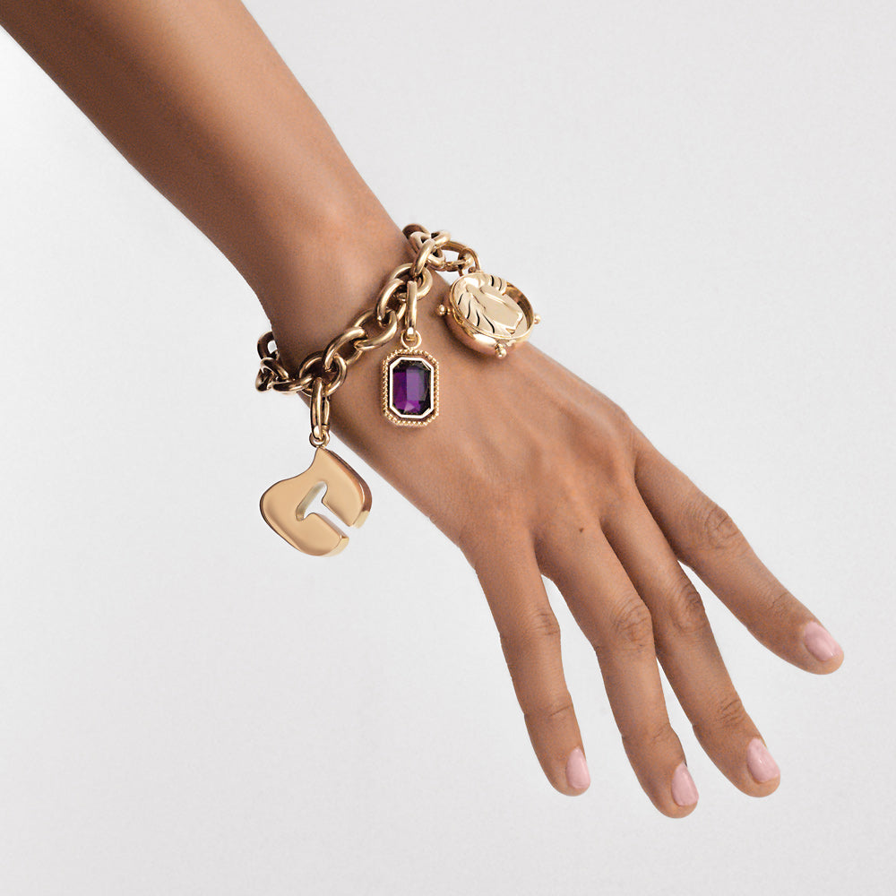 Talisman Charm in Violet