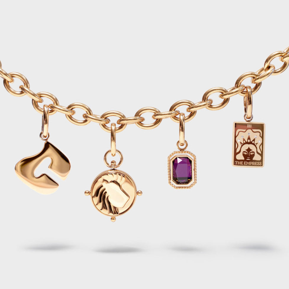 Talisman Charm in Violet