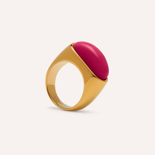 Lorde Statement Ring in Scarlet