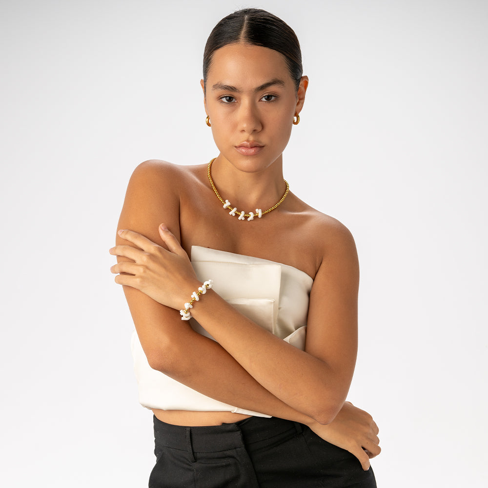 Ogata Petit Tuya Bracelet in Rose