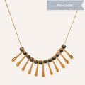 Montessori Statement Necklace In Jet Black