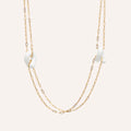 Ogata Twin Tuya Necklace in Snow