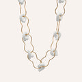 Ogata Statement Necklace in Snow