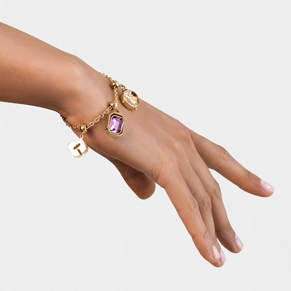 Petite Charm Cable Bracelet