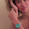 Turquoise watch and turquoise dial 