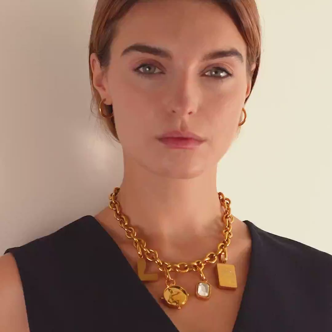 Talisman Charm in Saffron
