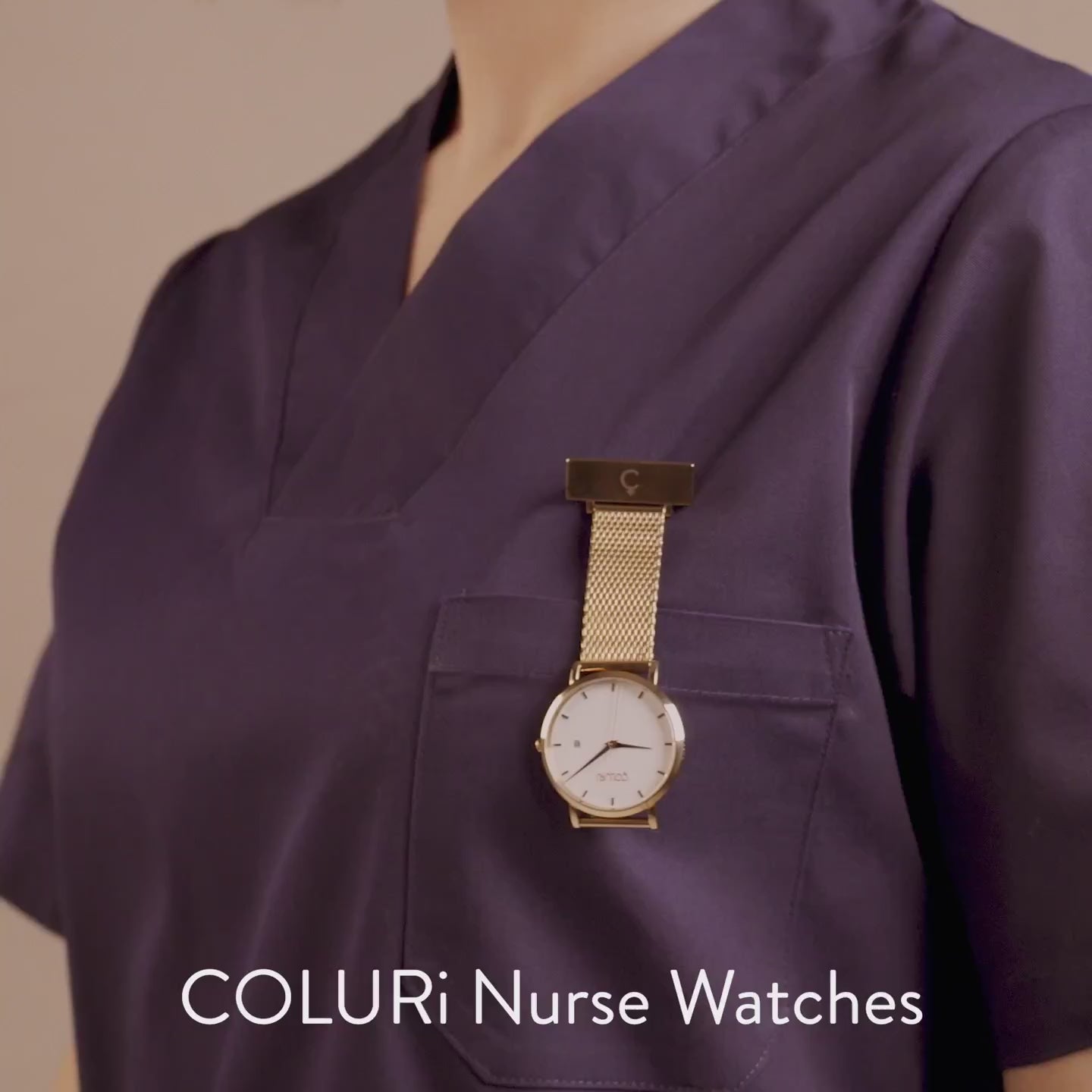 Nurse Watch in Blue