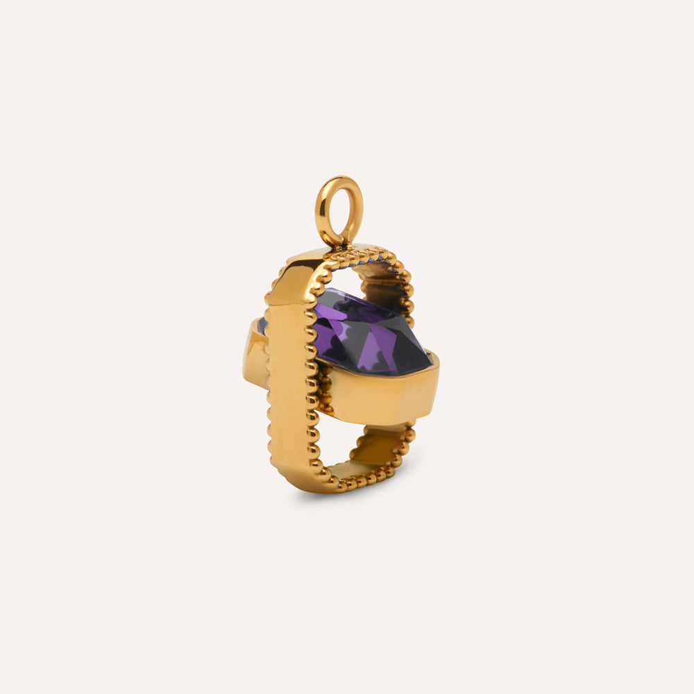 Talisman Charm in Violet