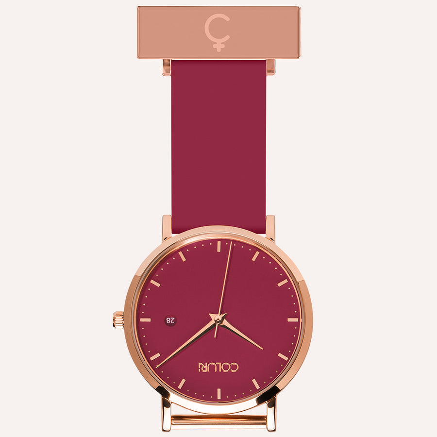 Nurse Watch in Red