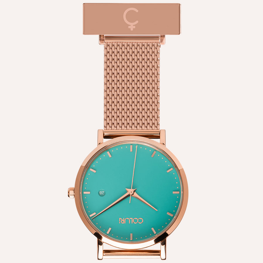 Nurse Watch in Turquoise