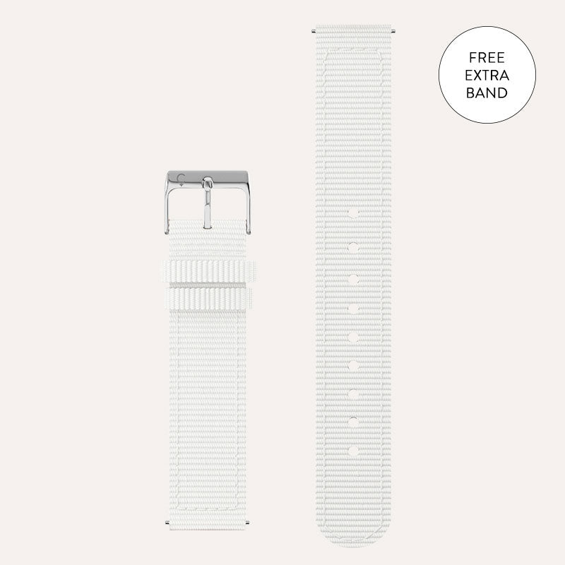 White Watch 28MM Dial