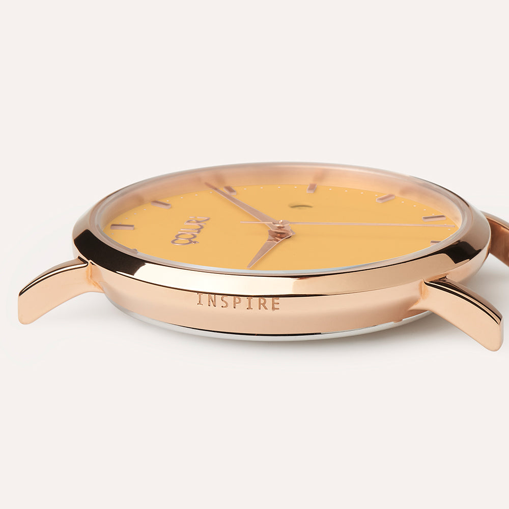 Yellow Watch 36MM Dial