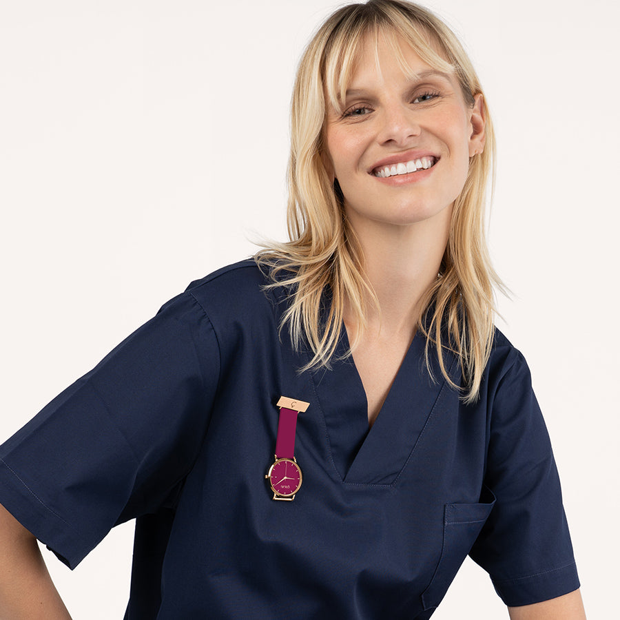 Nurse Watch in Red